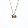 Butterfly Emerald Necklace