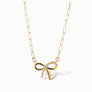 Sparkling Bow Necklace