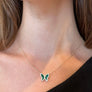 Malachite Butterfly Necklace