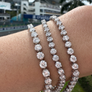8 CARAT ROUND LINK TENNIS BRACELET