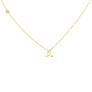 APRIL BIRTHSTONE INITIALS NECKLACE - DIAMOND
