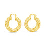 Dorata Swirl Hoops