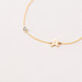 APRIL BIRTHSTONE INITIALS BRACELET - DIAMOND