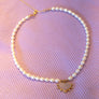 PERLA CUORE MOTHER OF PEARL NECKLACE