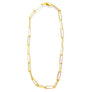 EIVISSA RECTANGLE PAPER CLIP CHAIN NECKLACE