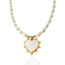 PERLA CUORE MOTHER OF PEARL NECKLACE