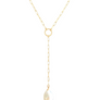 Perla Infinity Lariat Necklace
