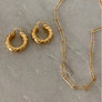 EIVISSA RECTANGLE PAPER CLIP CHAIN NECKLACE