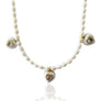 PERLA CUORE BIANCO NECKLACE