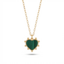 Malachite Cuore Necklace