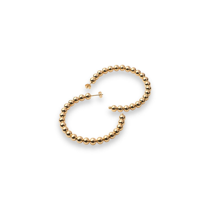 GOLDEN BUBBLE HOOPS