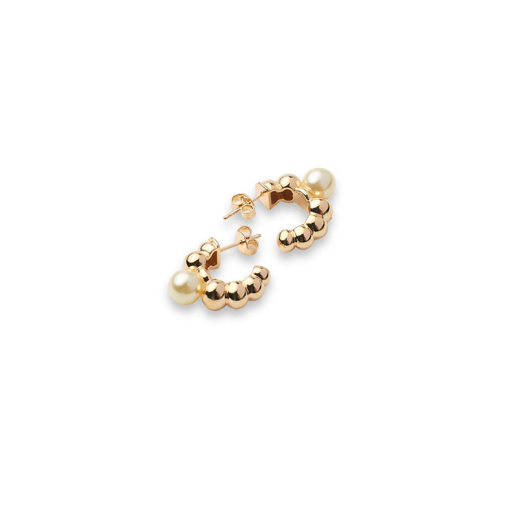 PERLA MEZZALUNA EARRINGS