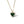 Malachite Heart Charm Necklace