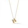 Bubble Initial Necklace