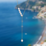 Isola Adjustable Pearl Lariat