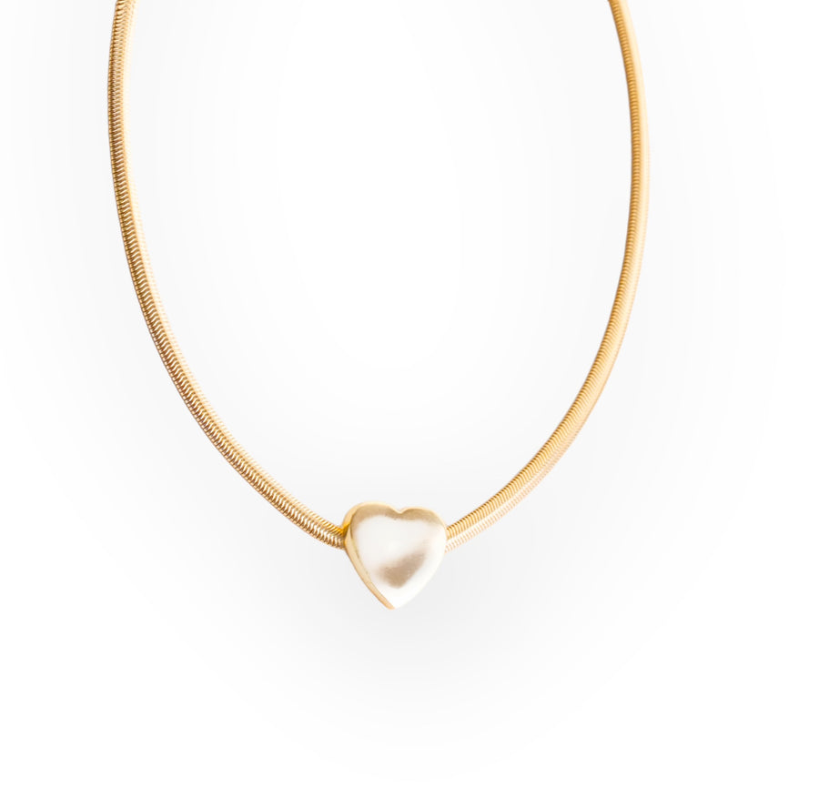 Cuore Herringbone Necklace