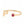 JANUARY BIRTHSTONE INITIALS RING - GARNET